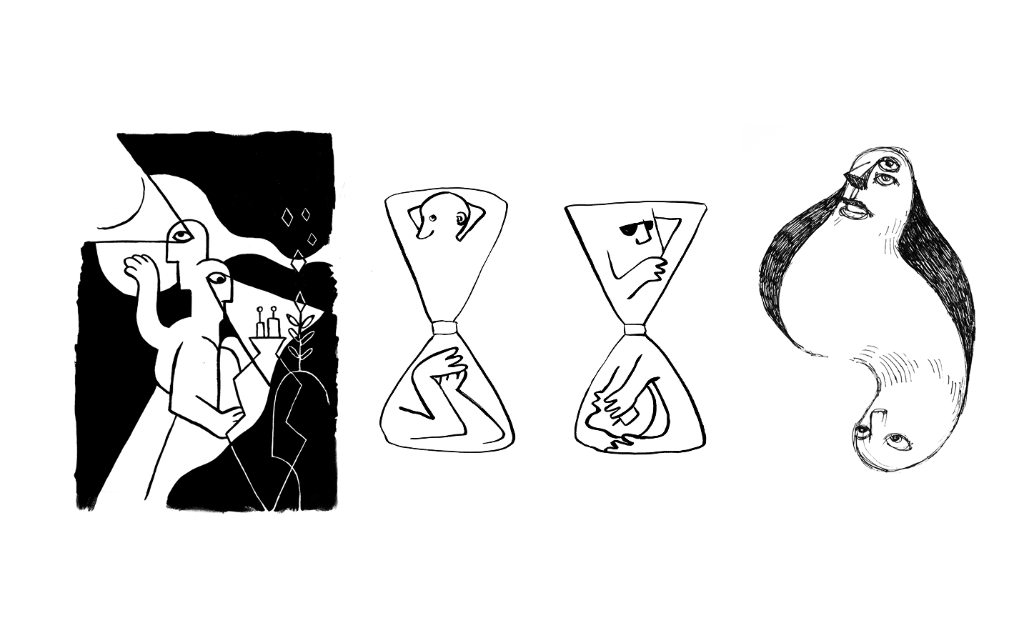 Characters with lamp features